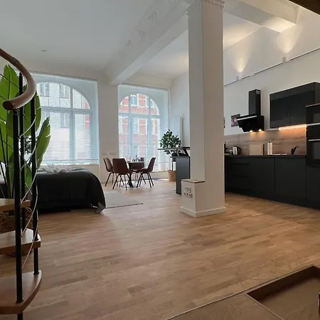Neu! City-Loft-Apartment Im Goethe Palais I 5P I Lift I Parkplatz I Zentrum I Helios Aue  Exterior photo